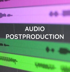 Audio postproduction works Audio postproduction works